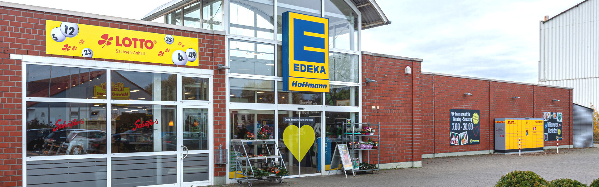 EDEKA Hoffmann in Hötensleben, Außenaufnahme