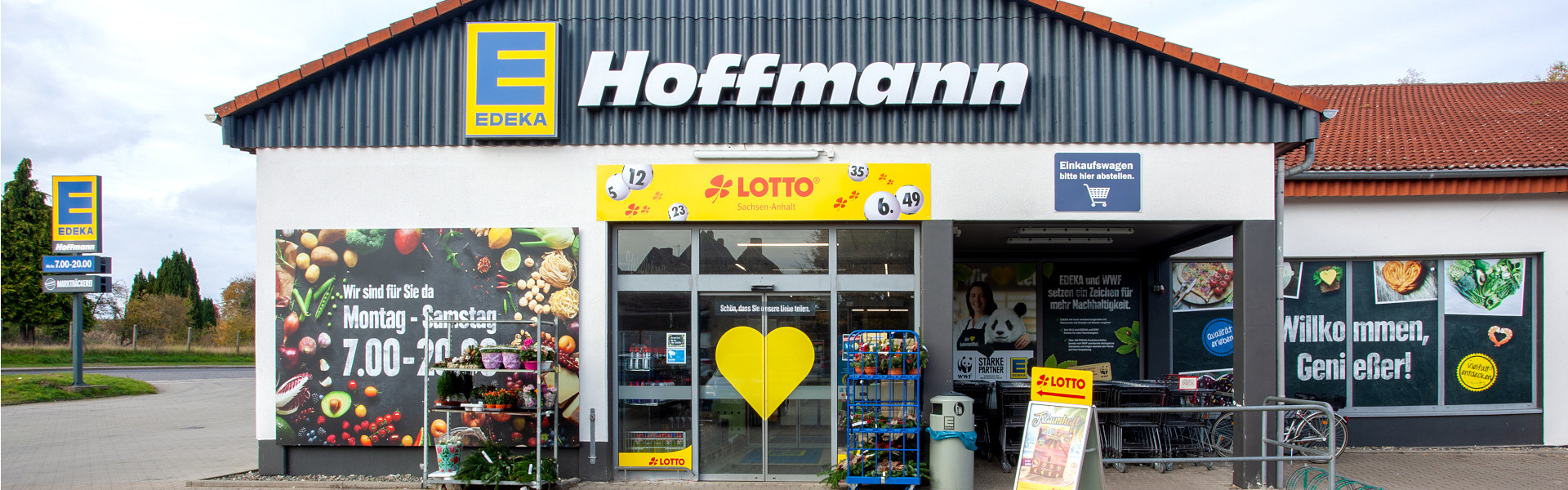 EDEKA Hoffmann in Wefensleben, Außenaufnahme