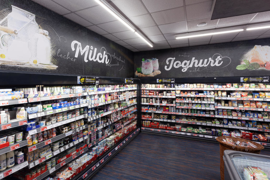 EDEKA Hoffmann in Wefensleben, Molkereiabteilung